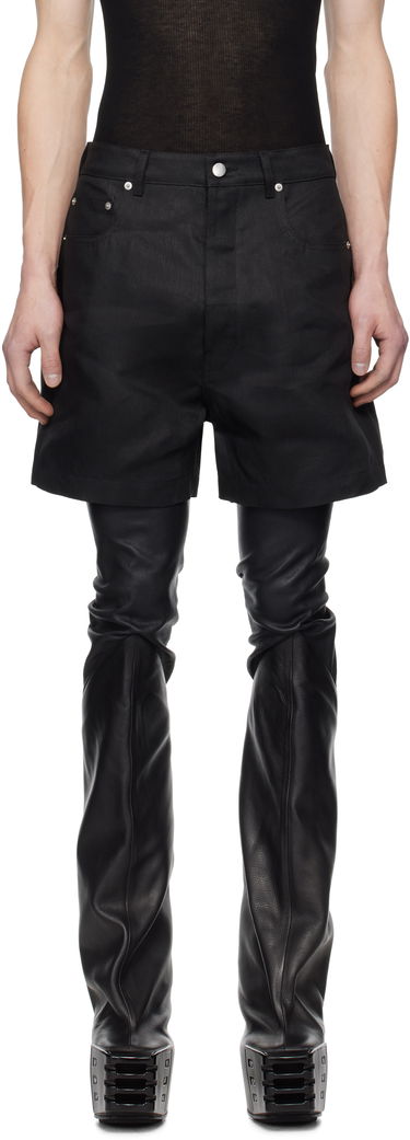 Šortky Rick Owens Rick Owens Hollywood Geth Cutoff Shorts Čierna | RU01E5373 TWL, 0