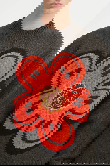 Sveter KENZO Kenzo RWS Futura Knit Jumper Zelené | FF65PU7413CK, 3