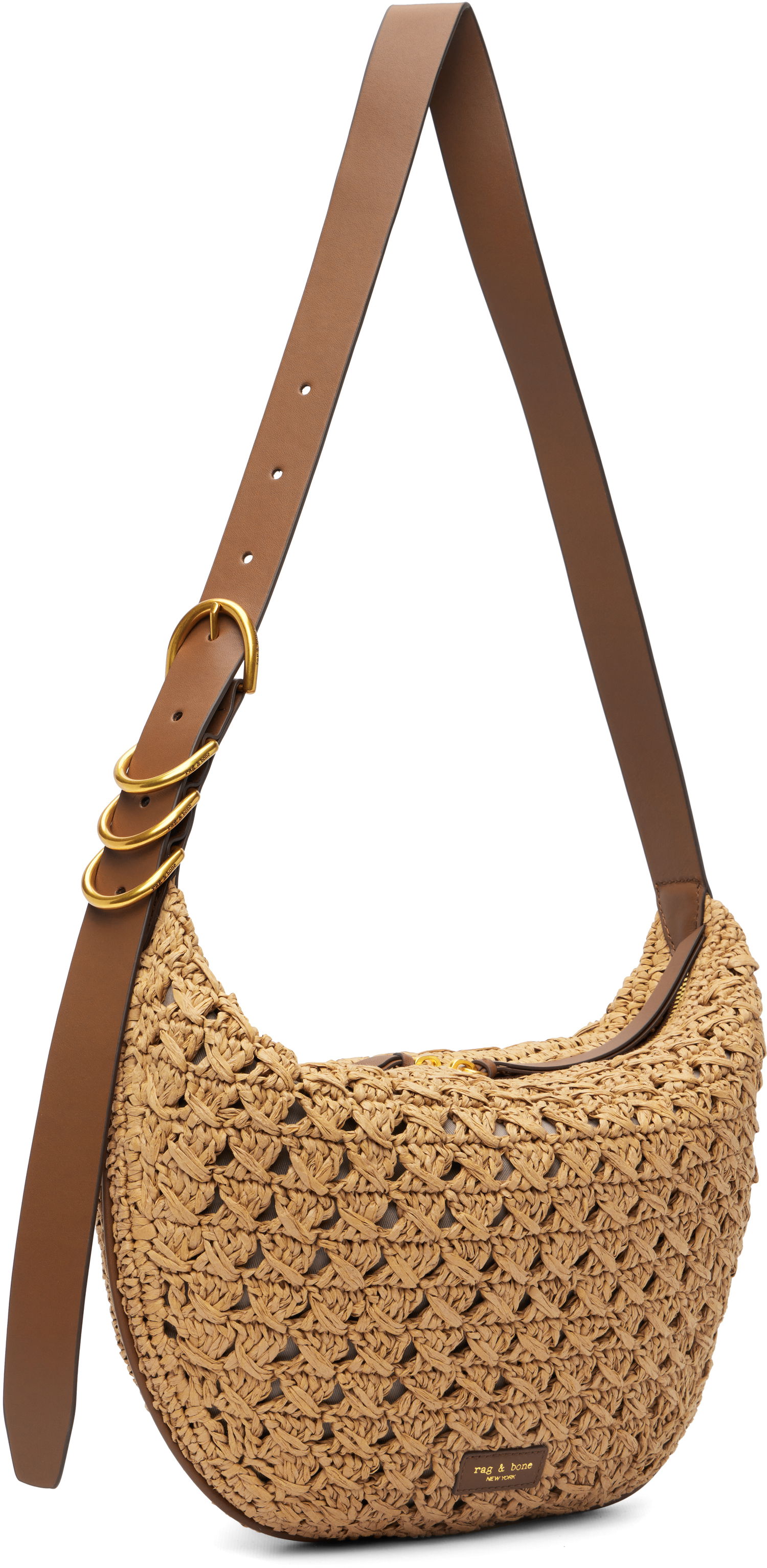 Taška cez rameno rag & bone Rag & Bone Mercer Medium Crochet Shoulder Bag Béžová | RF100902, 1
