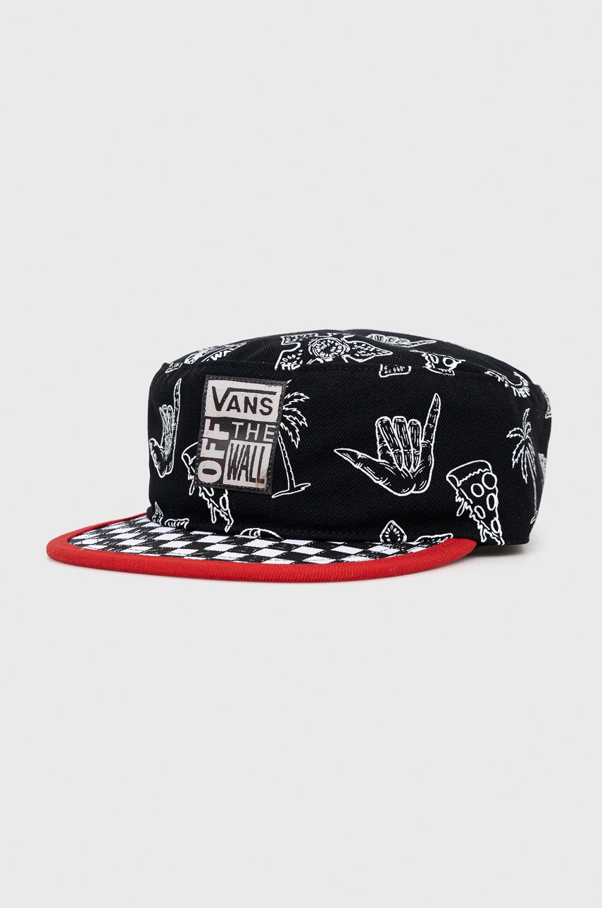 Šiltovka Vans Stranger Things x Cap Čierna | VN0007RRBLK1, 0
