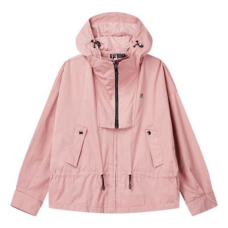 Vetrovka FILA FILA Hooded Woven Jacket Ružová | F11W018704F-PK