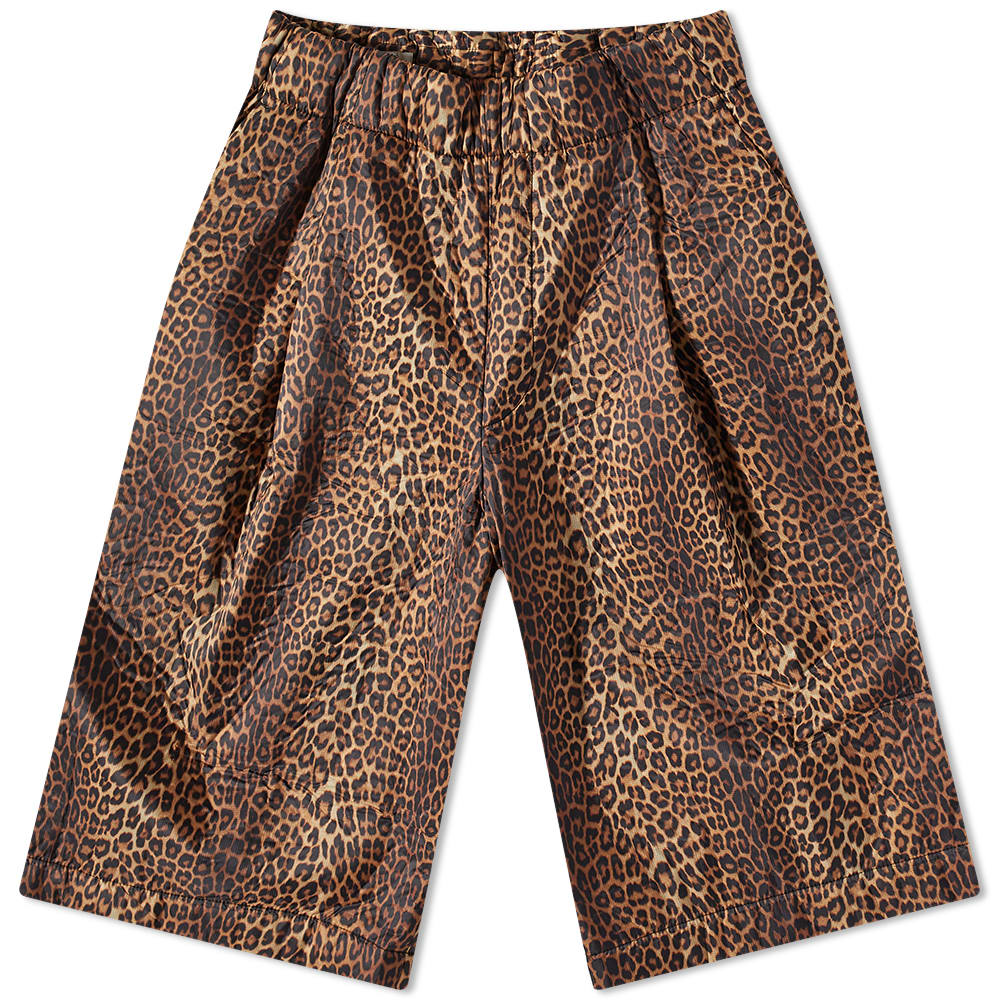 Šortky Dries Van Noten Leopard Print Elasticated Waist Shorts Hnedá | 231-020928-6235-102, 0