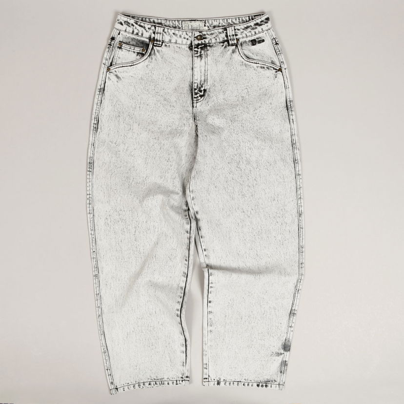 Džínsy Dime Classic Baggy Denim Pants Biela | dimesp2434swht