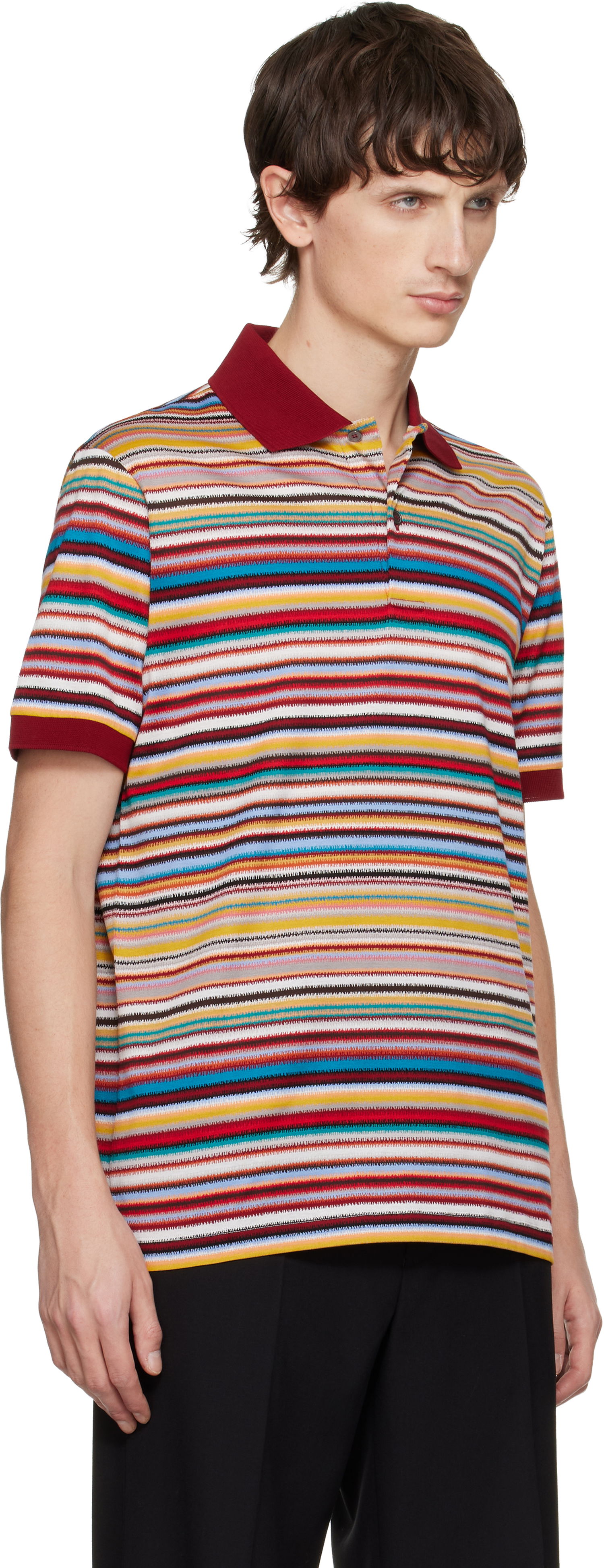 Polo tričko Paul Smith Paul Smith Noisy 'Signature Stripe' Cotton Polo Rôznofarebný | M1R-958P-T02803-92, 1
