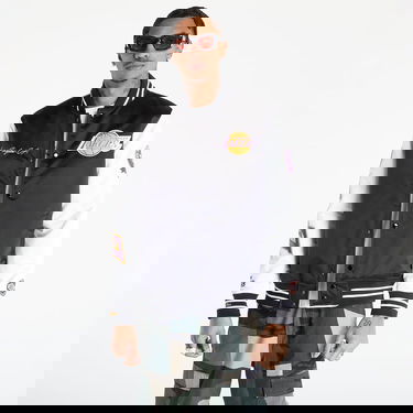 Bomber bunda Mitchell & Ness Team Origins Varsity Satin Los Angeles Lakers Jacket Čierna | OJBF4854-LALYYPPPBKWH, 0