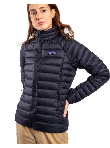 Prešívaná bunda Patagonia Down Sweater Čierna | 84684