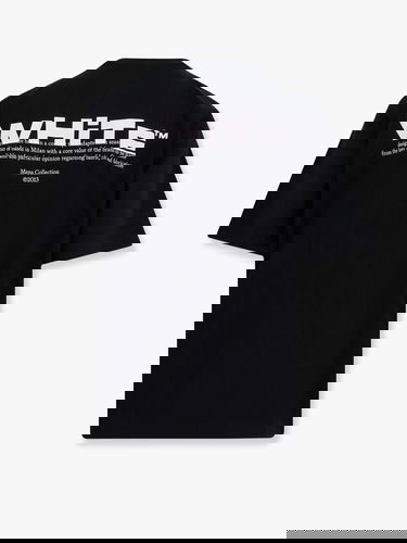 Tričko Off-White T-Shirt With Logo Print Čierna | OMAA120S25JER00B1001, 1