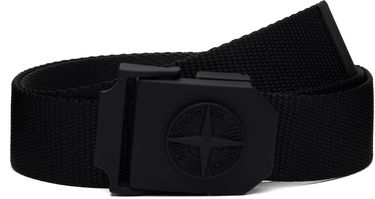 Opasok Stone Island Stone Island Nylon Tape Belt Čierna | K2S15 9300003 S0071, 0