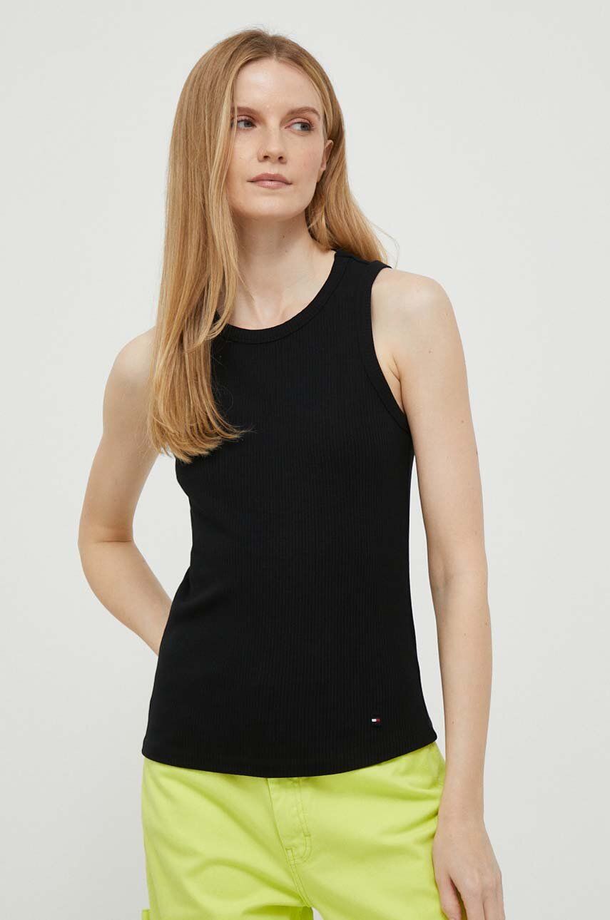 Tielko Tommy Hilfiger Tank Top Čierna | WW0WW38635, 0