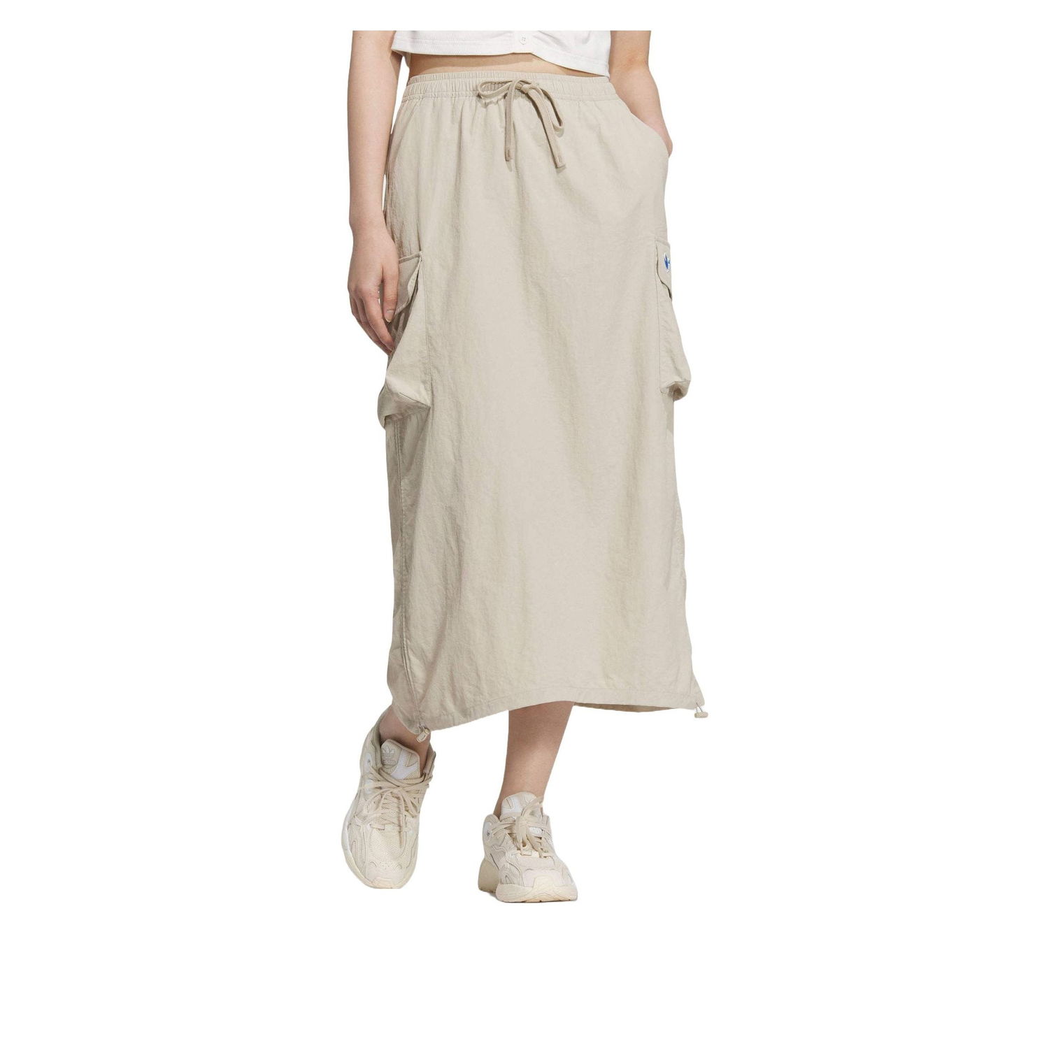 Sukňa adidas Originals Long Cargo Skirt Béžová | JM2714, 0