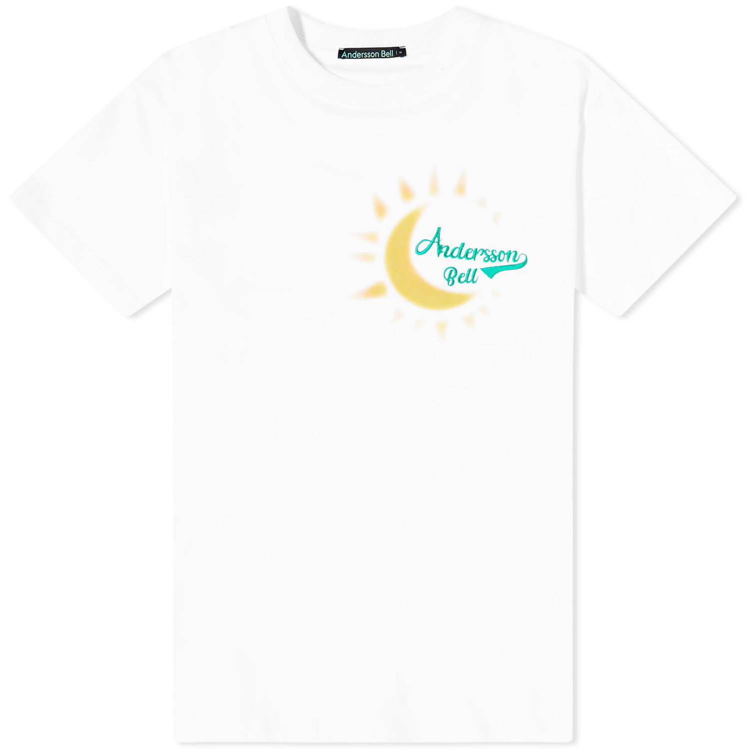 Tričko Andersson Bell Sunny Logo Tee Biela | ATB901U-WHT, 0