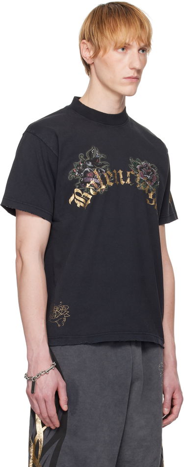 Tričko Balenciaga Balenciaga Tacky Tattoo T-Shirt Čierna | 809122TRVZ2, 1