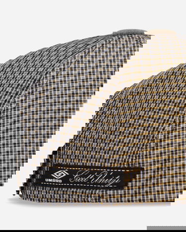 Šiltovka Umbro Cult Unity Plaid Velcro Patch Cap with Striped Brim Rôznofarebný | UBMW235FA20 BEG0024, 6