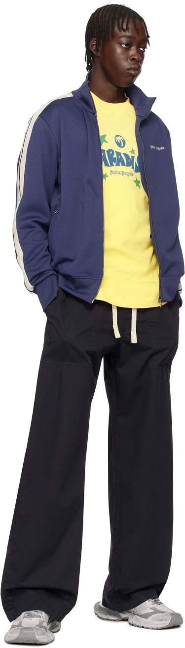 Vetrovka Palm Angels Classic Logo Track Jacket Navy | PMBD058C99FAB0024603, 3