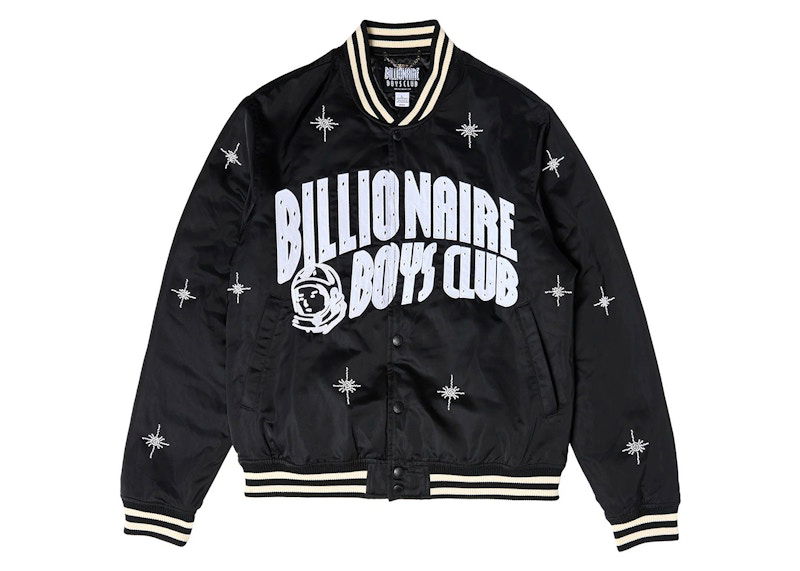 Bomber bunda BILLIONAIRE BOYS CLUB Views Varsity Jacket Čierna | 8412401BLK