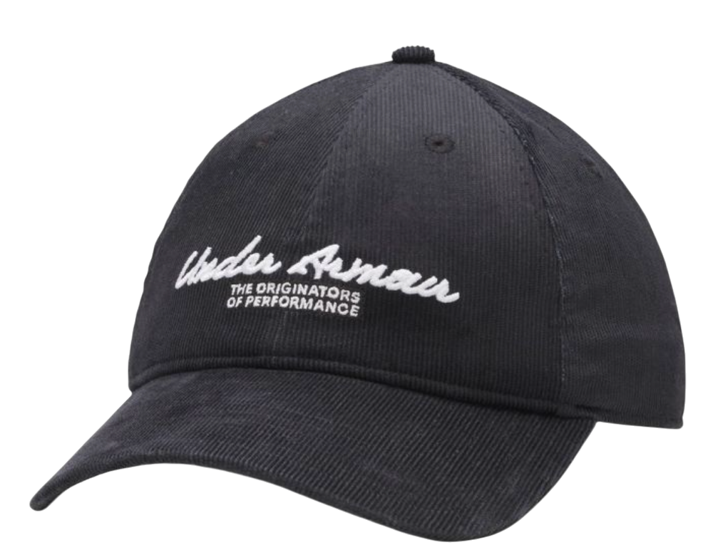 Šiltovka Under Armour Sportstyle Corduroy Adjustable Cap Čierna | 1386628-003, 0