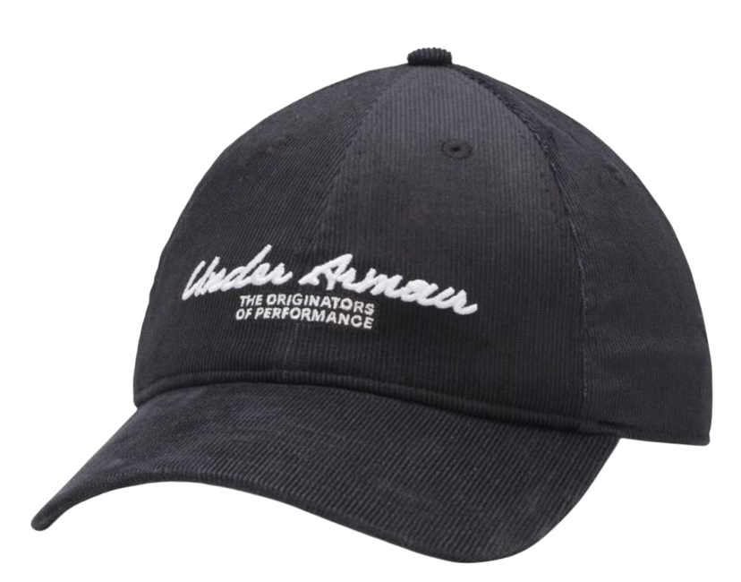 Šiltovka Under Armour Sportstyle Corduroy Adjustable Cap Čierna | 1386628-003