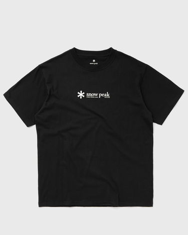 Tričko Snow Peak SOFT COTTON LOGO SHORT SLEEVE T-SHIRT Čierna | TS-24SU201-BLACK, 0