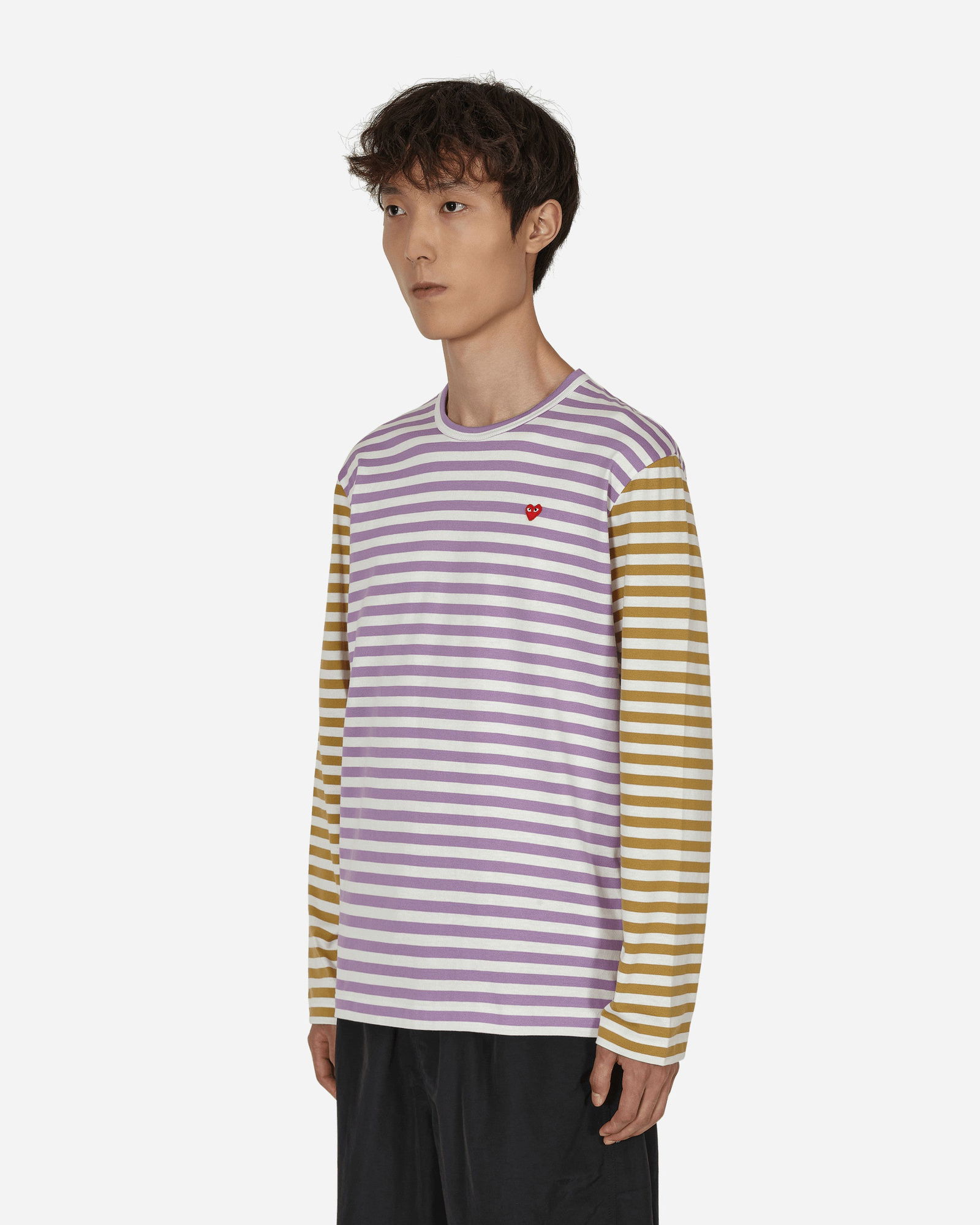 Bi-Color Stripe T-Shirt