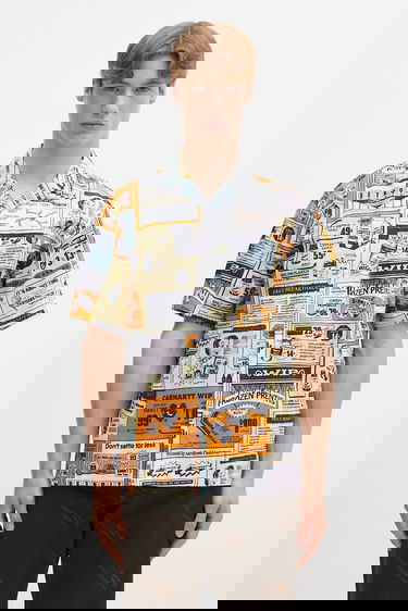 Košeľa Carhartt WIP Short Sleeve Relaxed Fit Revere Collar Catalogue Shirt Rôznofarebný | I034548.2UDXX, 0