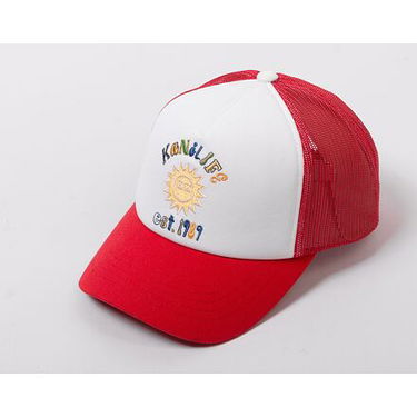Šiltovka Karl Kani Woven Signature Trucker Cap Red/White Červená | KK7010030, 2