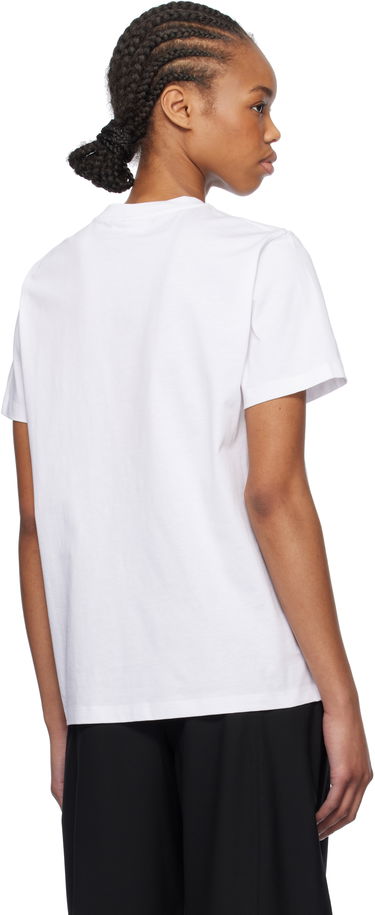 Tričko GANNI GANNI Basic Jersey Kittens Relaxed T-shirt Biela | T4060, 2