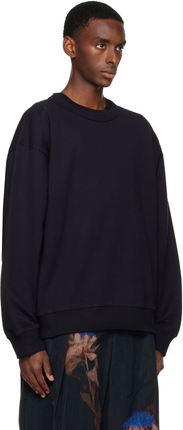 Mikina Dries Van Noten Dries Van Noten Oversized Sweatshirt Čierna | 252-021152-2611, 4