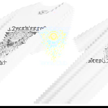 Tričko Casablanca Casablanca Tennis Club Icon Classic T-Shirt Biela | M-SP26-JTS-001-01, 1