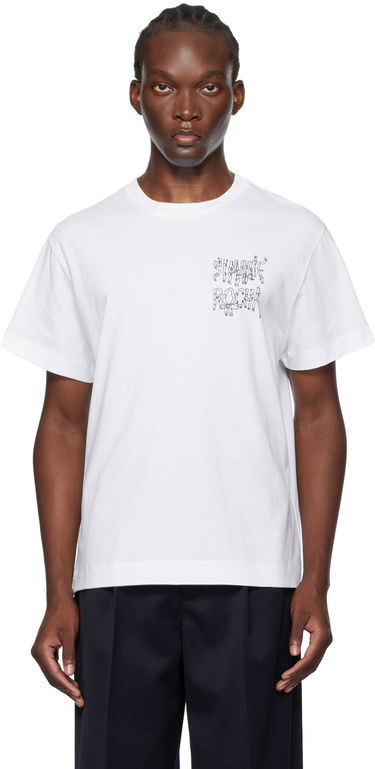 Tričko Simone Rocha Simone Rocha Ribbon Logo T-Shirt Biela | 5195P19P20-M 0569, 0