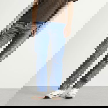 Džínsy visvim Social Sculpture 11 Paint Splatter Distressed Jeans Modrá | 0125205005012, 2