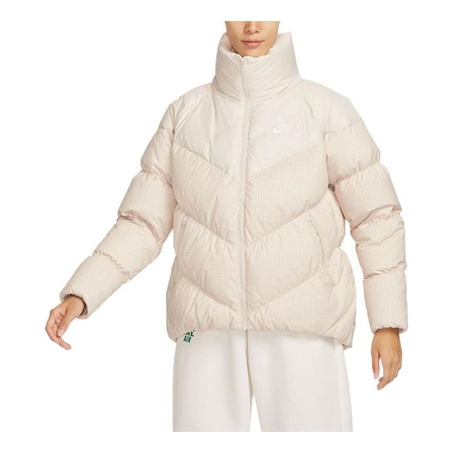 Prešívaná bunda Nike Sportswear Windpuffer Therma-FIT Loose Puffer Jacket Béžová | FD8212-104, 0