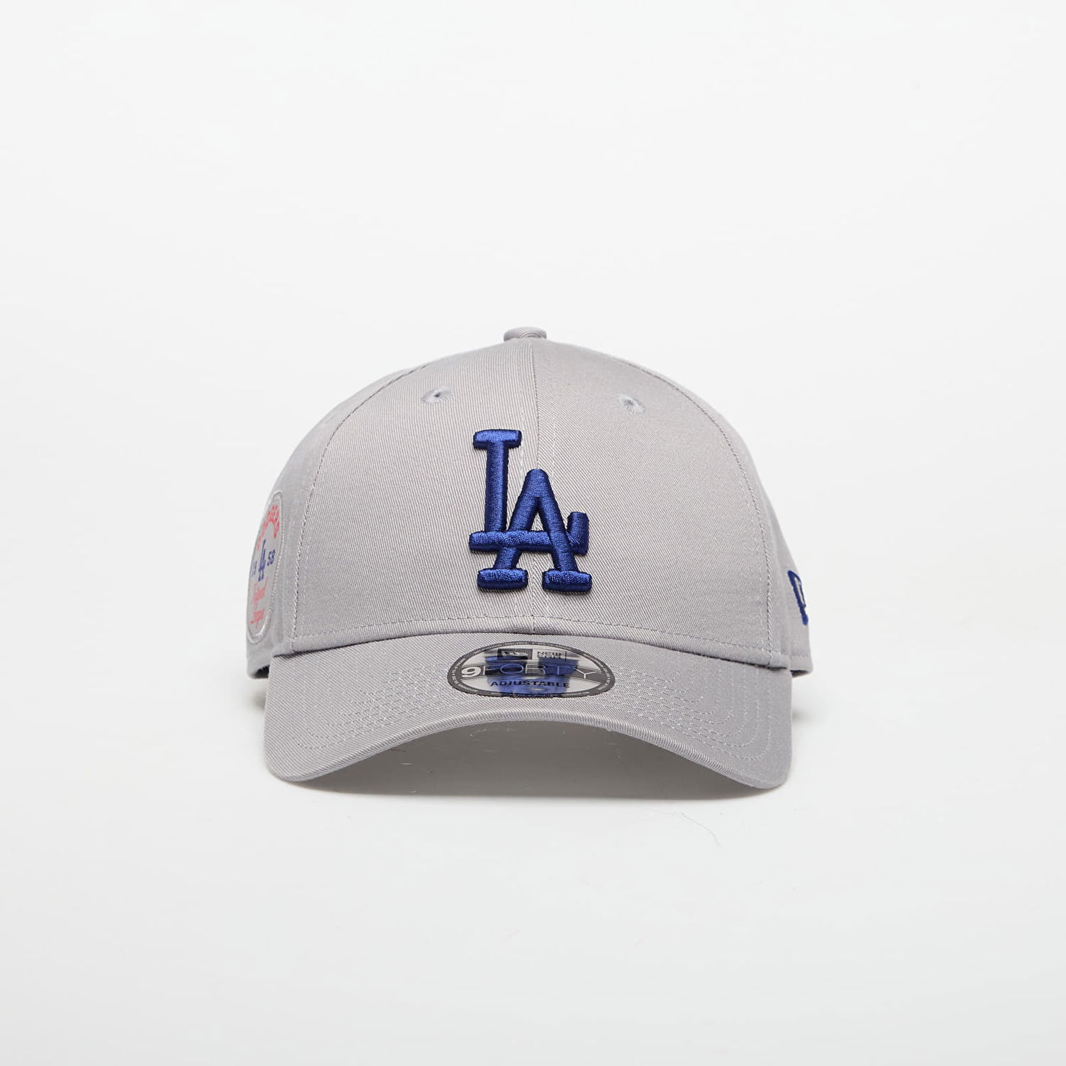 Šiltovka New Era New Era 9FORTY MLB Side Patch Los Angeles Dodgers Adjustable Cap Šedá | 60691275, 0