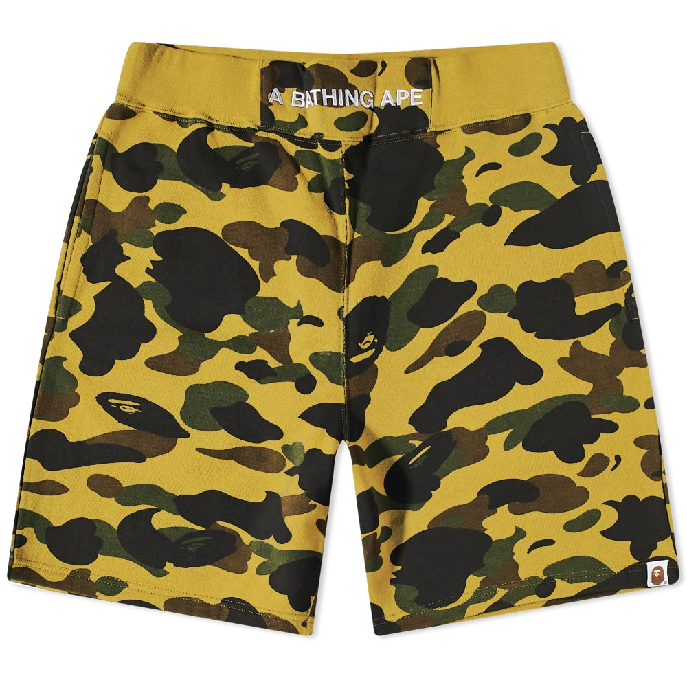Šortky BAPE 1st Camo Sweat Short Žltá | 001SPI801008M-YLW, 0