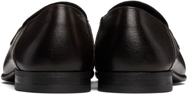 Tenisky a topánky BOSS Tumbled Leather Penny Loafers Čierna | 50548074, 2