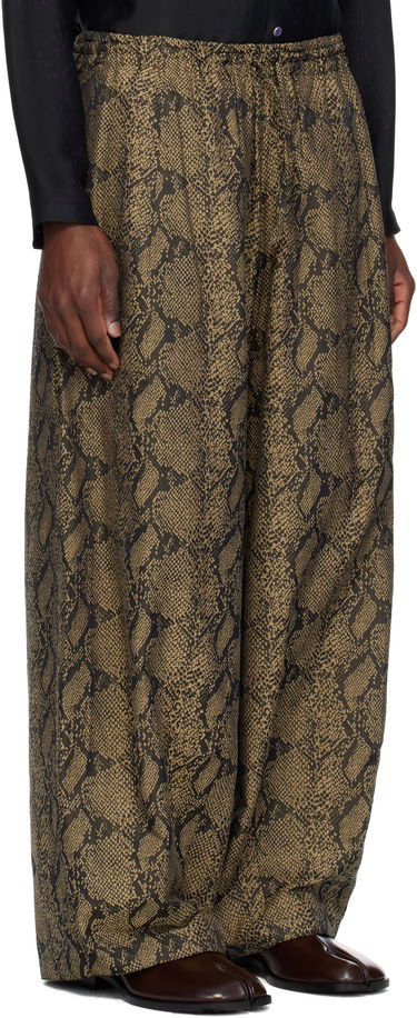 Tepláky Needles NEEDLES H.D. Snake Print Trousers Béžová | QV104, 1