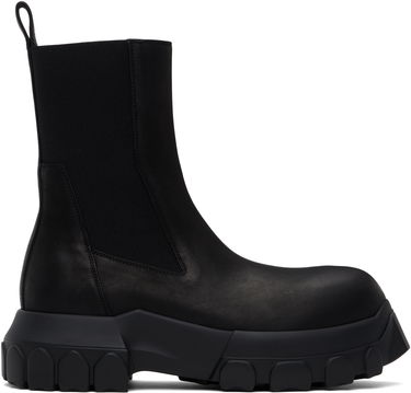 Tenisky a topánky Rick Owens Rick Owens Hollywood Beatle Bozo Tractor Chelsea Boots Čierna | RU01E5881 LWN, 0