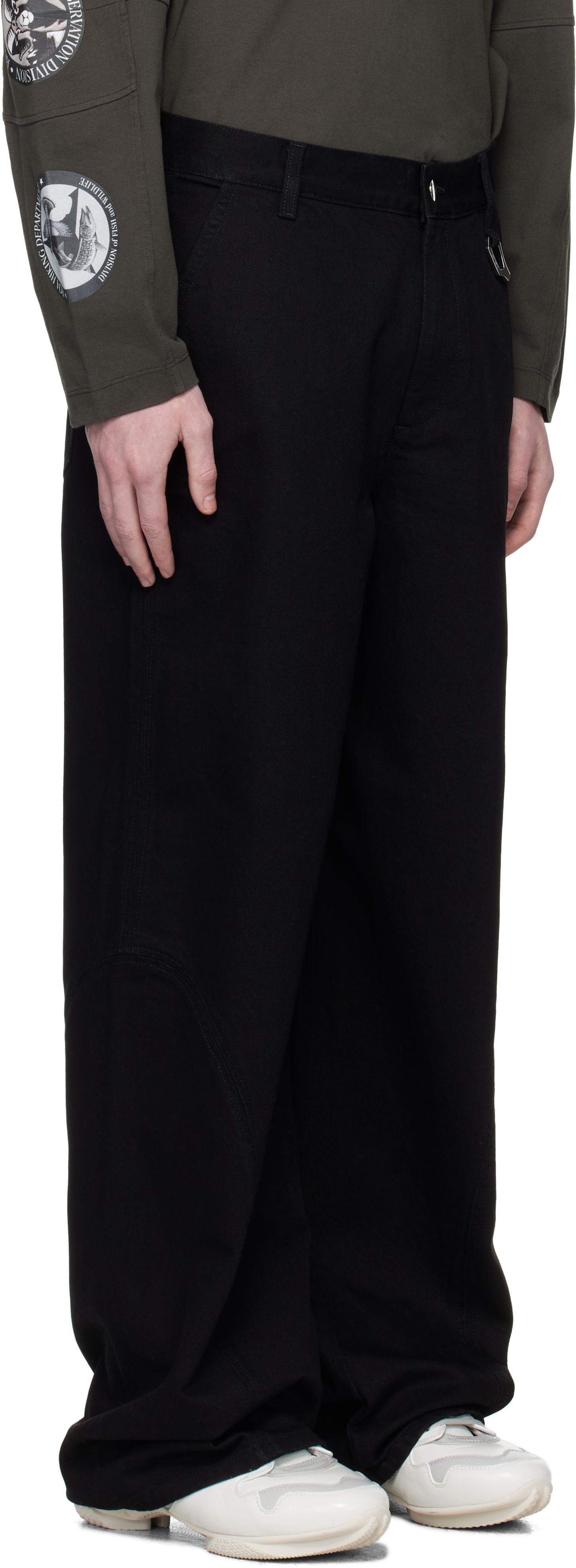 Džínsy HELIOT EMIL Heliot Emil Basalt Wide-Leg Jeans Čierna | PREAW25_M_10_189_BLK0_CO, 1