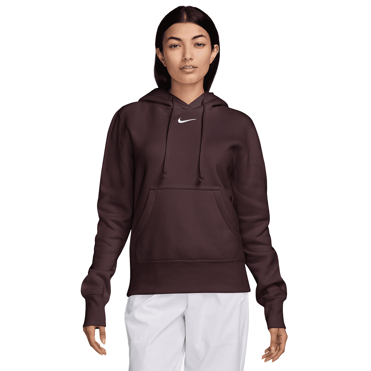 Mikina Nike Phoenix Fleece Standard Pullover Hoodie Vínová | HF6839-652, 0