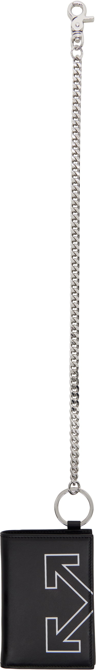 Peňaženka Off-White Heritage Chain Wallet Čierna | OMNC09AF25LEA0011001, 0
