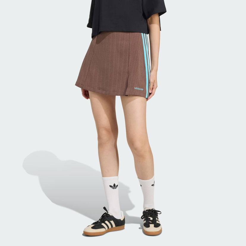 Sukňa adidas Performance Tailored Mini Skirt Hnedá | JX5305