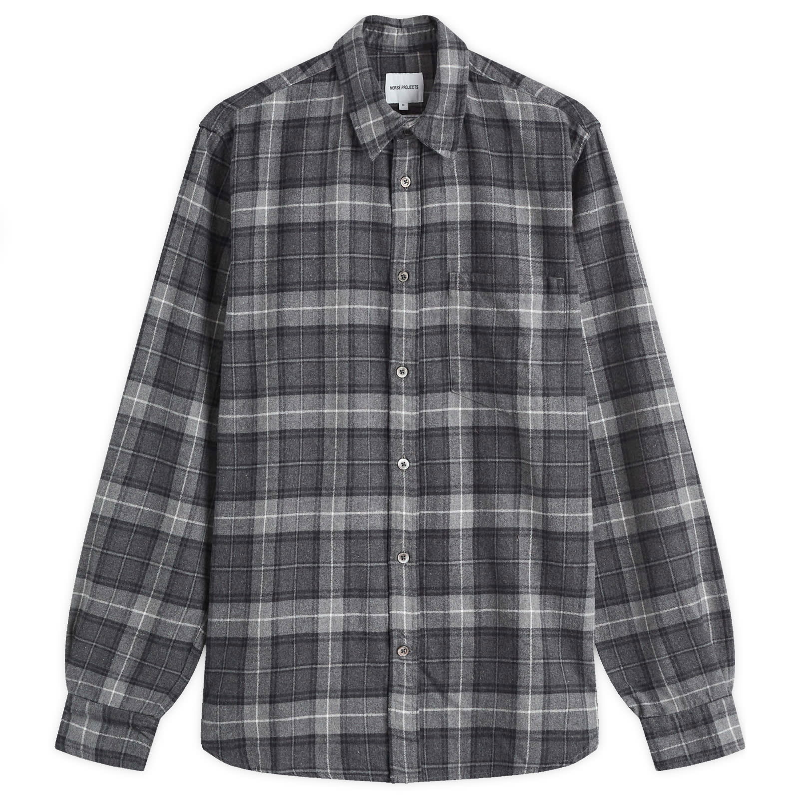 Flannel Check Shirt Grey