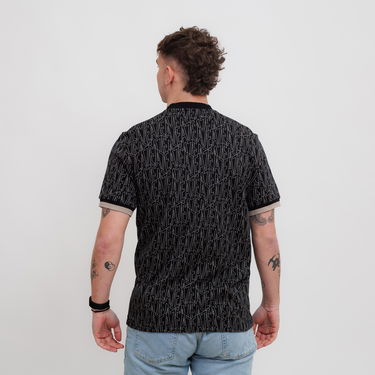 Tričko Emporio Armani Emporio Armani EA7 Monogram Print T-Shirt Čierna | 7M000099-AF13960-UC001, 1