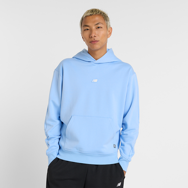 Mikina New Balance Men's Hoodie Modrá | NBMT44583ELE, 0