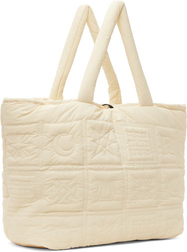 Tote bag Nanushka Nanushka Symbol Quilted Tote Béžová | NU24FWBT12611, 1