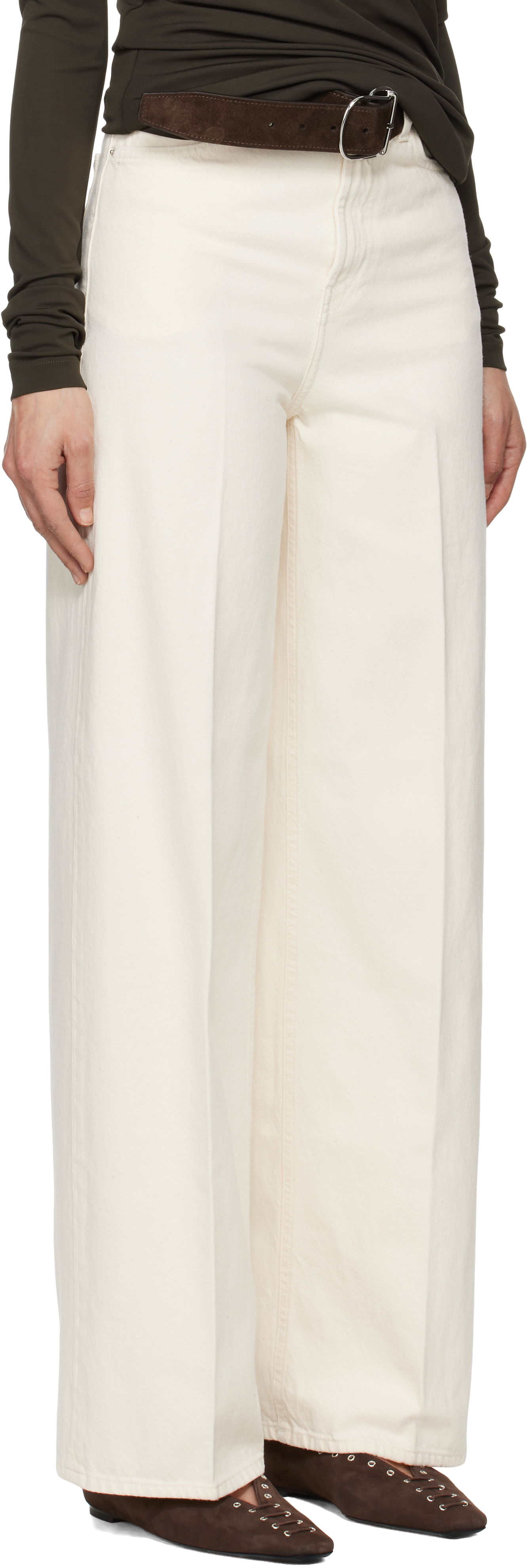 TOTEME Wide Leg Jeans