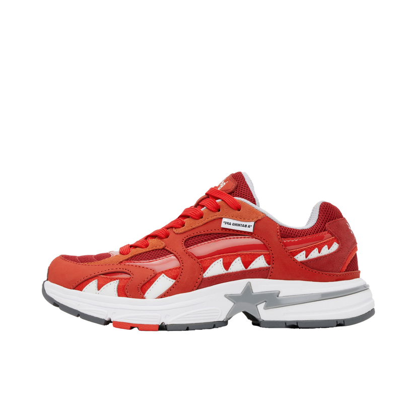 Tenisky a topánky BAPE A Bathing Ape Shark STA M1 Červená | 001FWK201306M