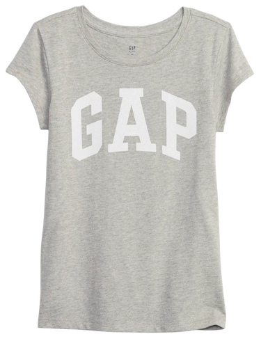 Tričko GAP T-Shirt with GAP Logo Šedá | 460525-08, 1
