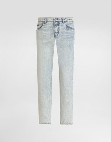 Džínsy Dolce & Gabbana Dolce & Gabbana Regular Fit Cotton Jeans With Tag Modrá | GYJCCDG8MU1S9001, 0