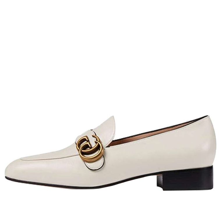 Tenisky a topánky Gucci Double G Leather Loafers Biela | 602496-C9D00-9022, 0