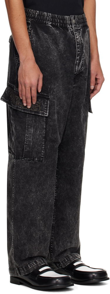 Cargo nohavice BAPE A Bathing Ape Garment Dyed Loose Fit Cargo Pants Čierna | 001PTK801012M, 1